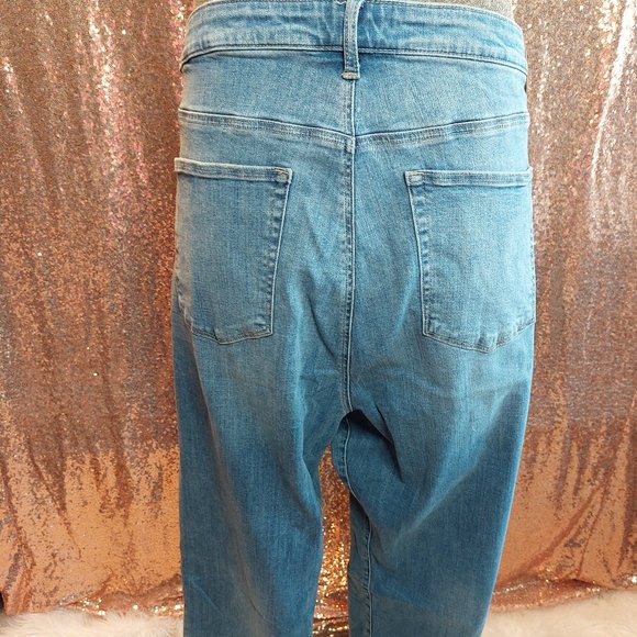 Lucky Brand Women's Plus Size Hayden Straight High Rise Slim Fit Denim Jeans 24W - Picture 2 of 16